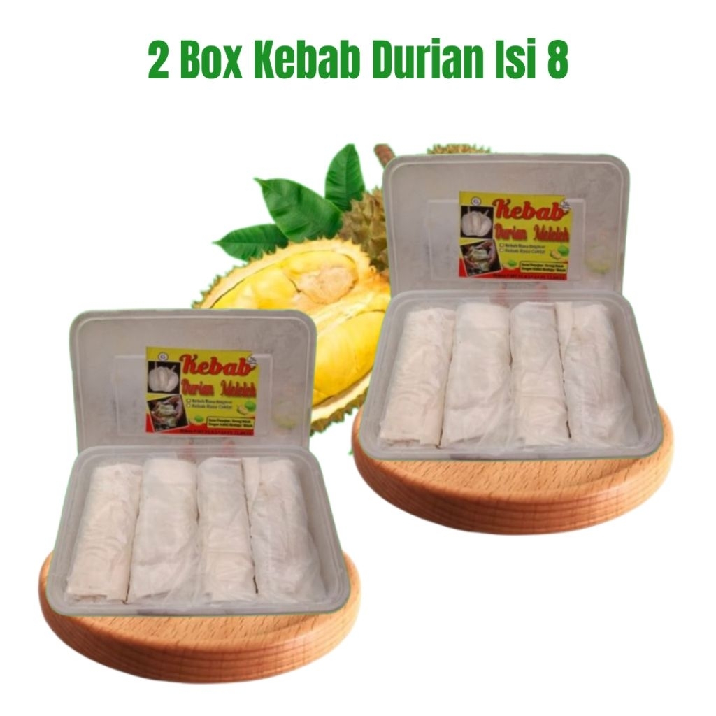 

PROMO 2 KEBAB DURIAN BOX ISI 8