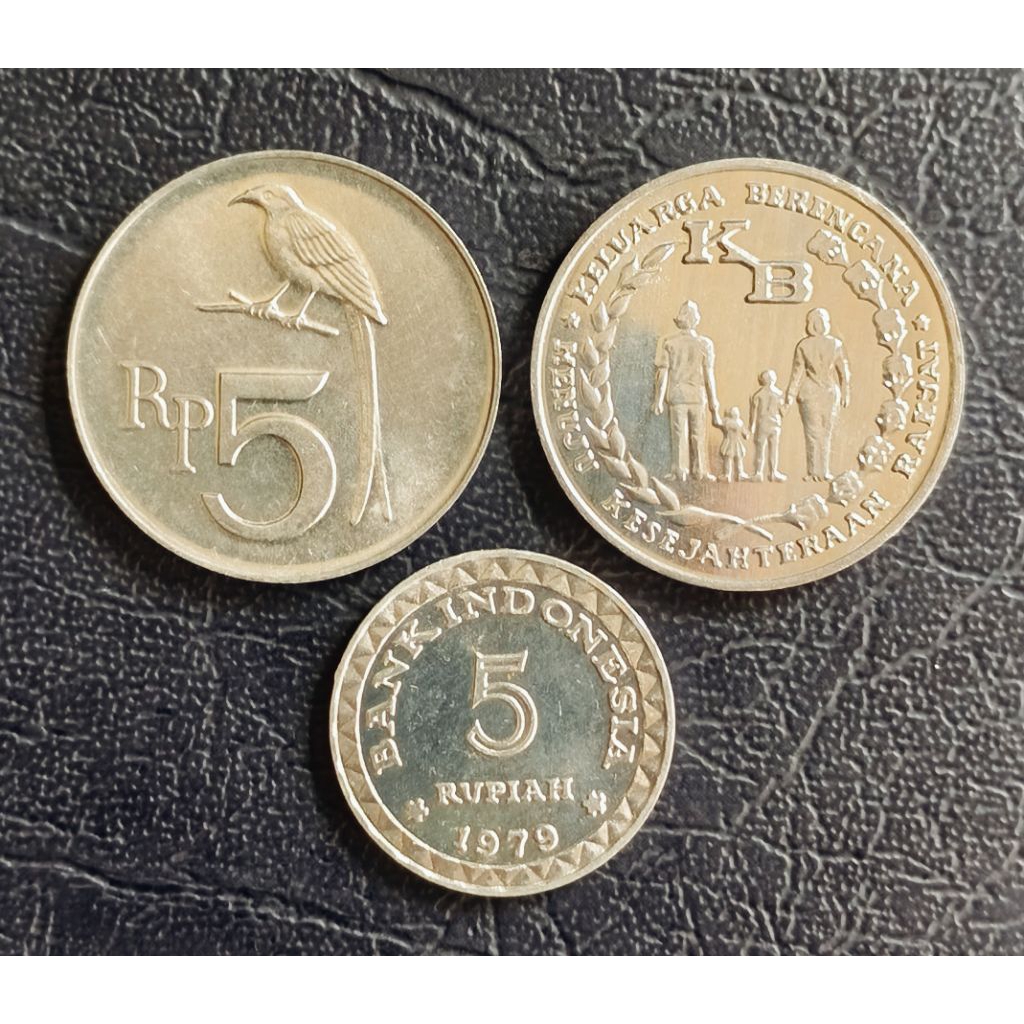 Koin Kuno 5 rupiah Beda Generasi