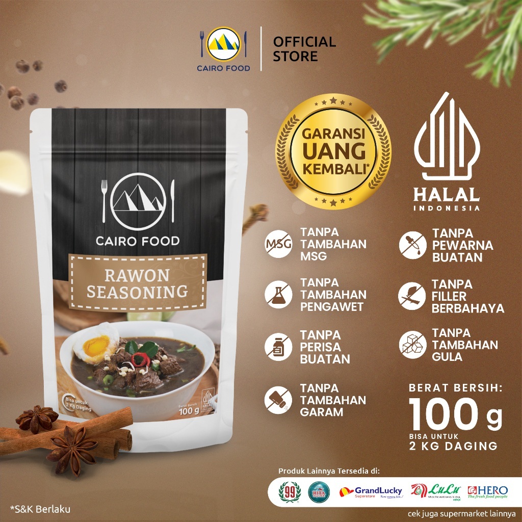 

[oddsolshop] pekanbaru/Cairo Rawon Seasoning 100GR
