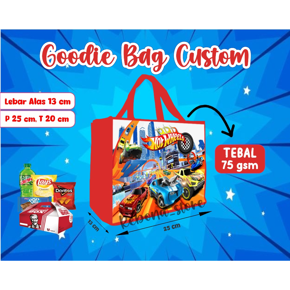 

Tas Ulang Tahun/Tas souvenir custom/Tas ulang tahun custom murah/Tas Souvenir Ulang Tahun Landskap Free Custom/Goodiebag Termurah/LANDSCAP