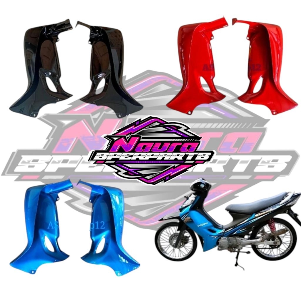 Sayap Motor suzuki smash new 2006 2007 2008 Warna Biru hitam Merah