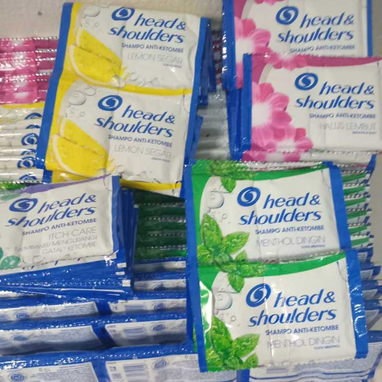 Renceng Shampoo Head & Shoulders / Head and Shoulders Shampoo ukuran 10 gram