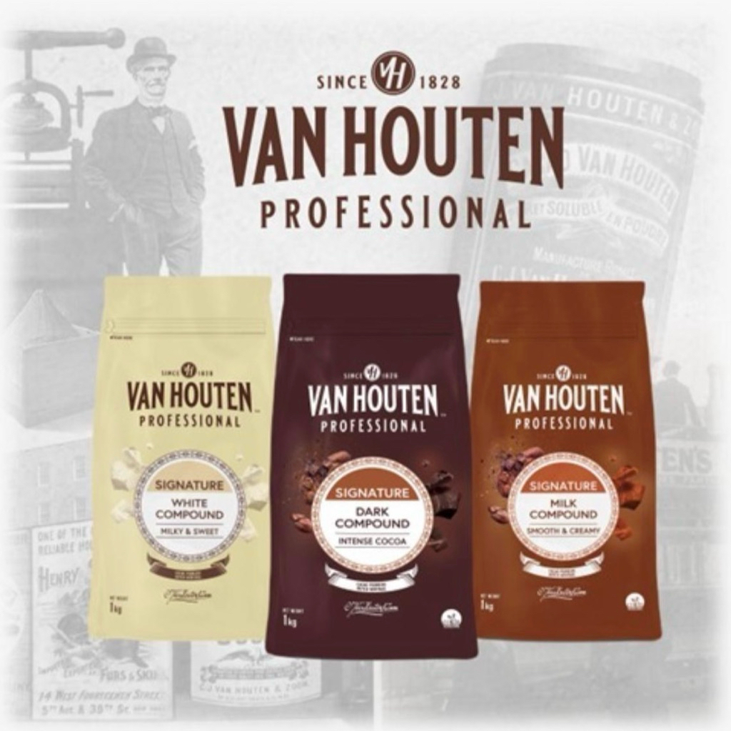 

Van Houten Dark Milk White Chocolate Compound 1 Kg