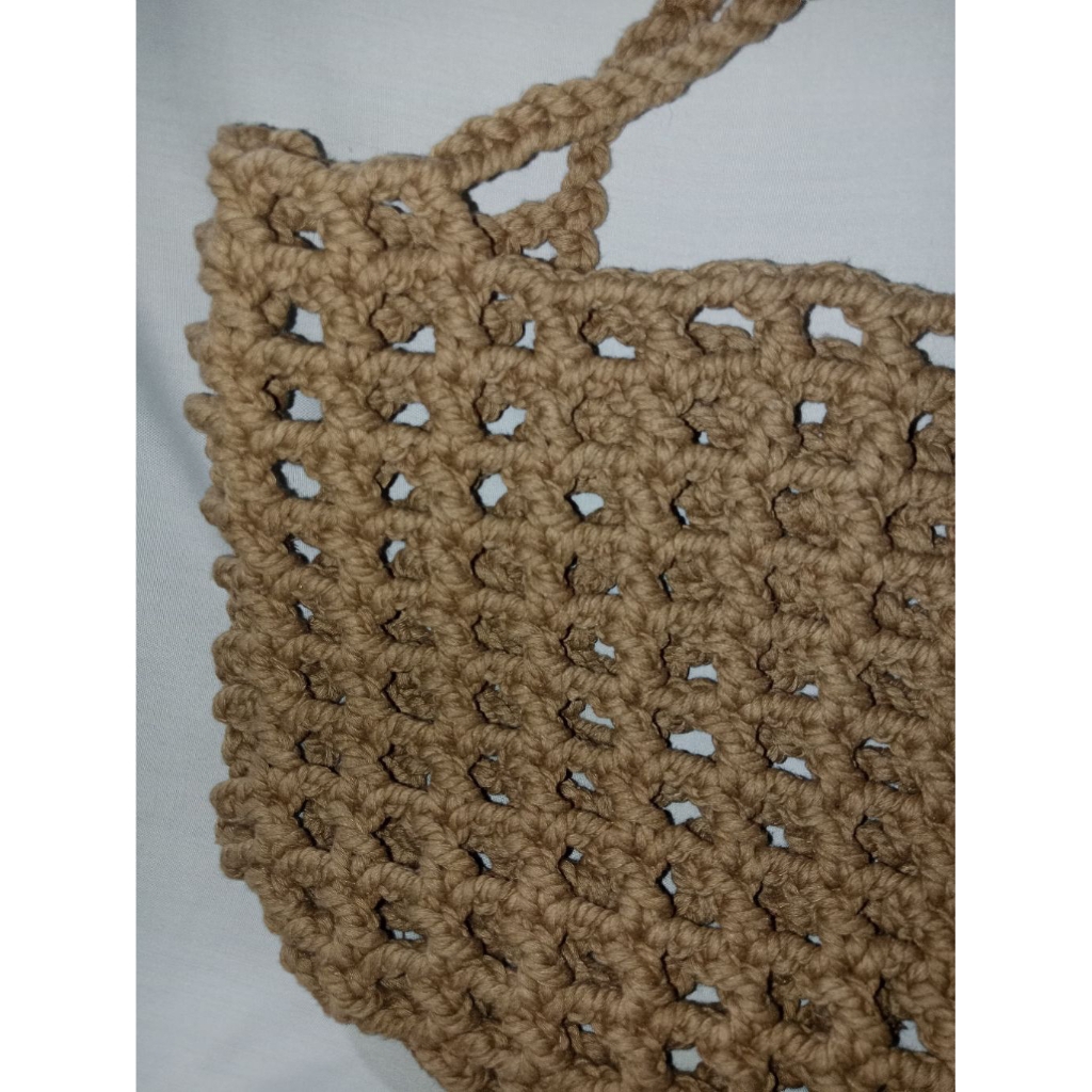 TAS RAJUT BENANG MACRAME | TAS RAJUT MACRAME | TAS PANTAI | TAS PANTAI WANITA