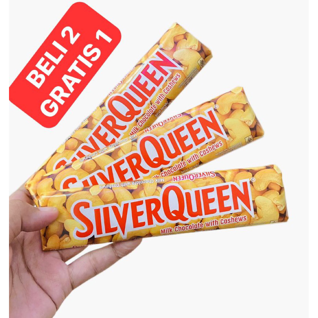 

BUY 2 GET 1 COKLAT SILVERQUEEN CHESEW MILK CHOCOLATE 55gr