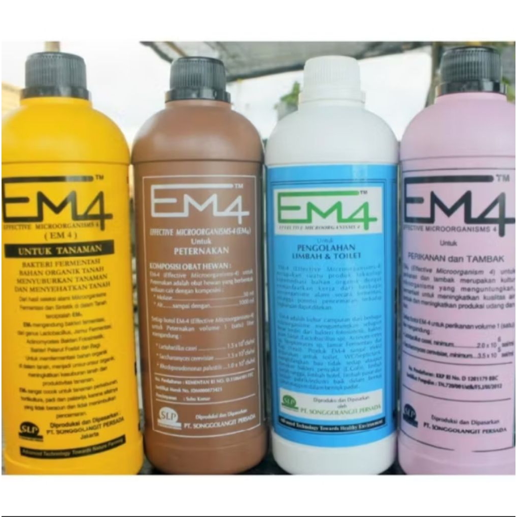 EM4 REPACK BOTOL 100ml EM4 Perikanan  perternakan Pertanian Limbah
