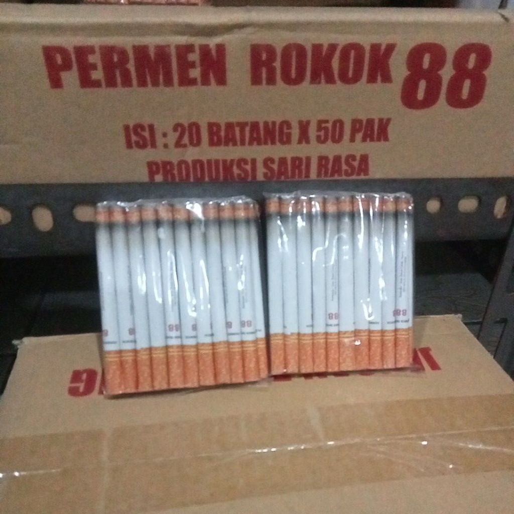 

(BISACOD) 60pcs/3pack permen coklat rokok permen viral