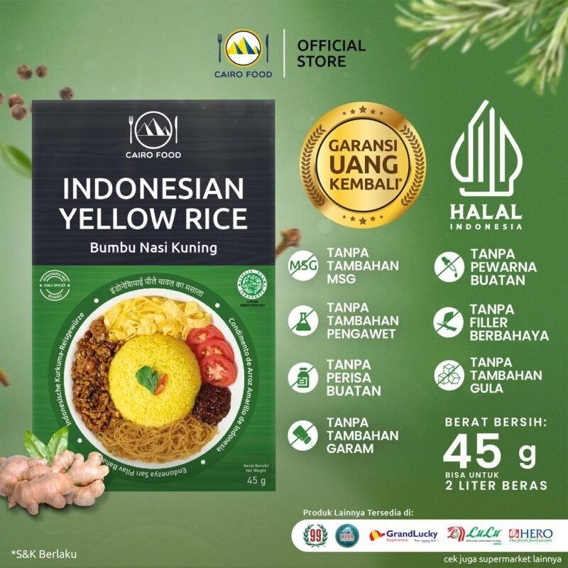 

[oddsolshop] pekanbaru/Cairo Bumbu Nasi Kuning 45GR