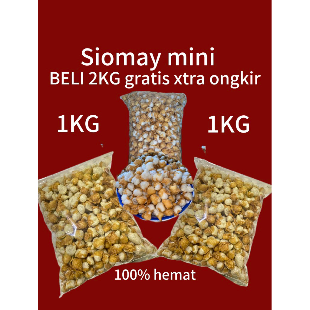 

Siomay mini - batagor kering toping seblak cemilan berkuah 1KG