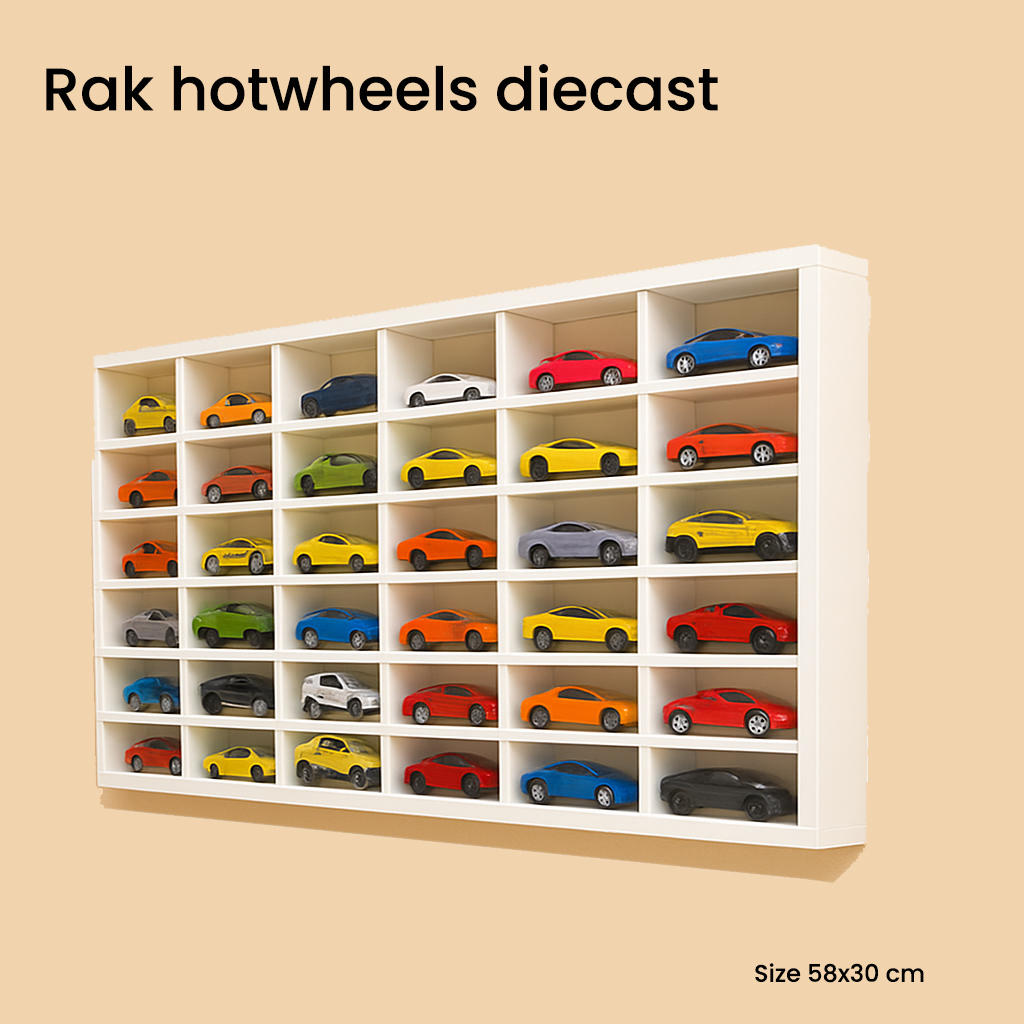 Rak Hotwheels Mainan mobil mobilan diecast rak dinding