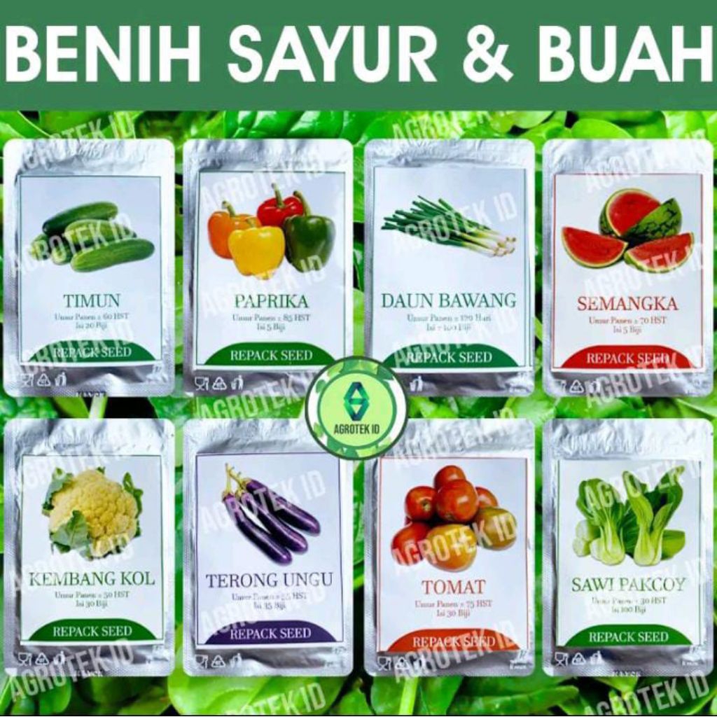 

Benih Biji Sayuran Dan Buah Seribuan Berkualitas