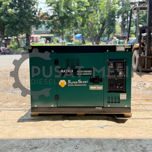 GENSET SUPER SILENT SOLAR 10000 WATT MATRIX MTX15000ES 1 PHASE