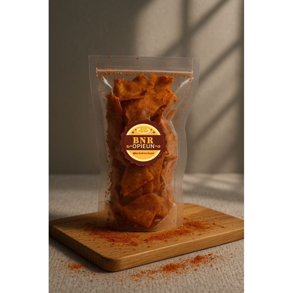 

Keripik Singkong Pedas Cabai Merah 20g – Cemilan Renyah Gurih Murah (lebih keras)