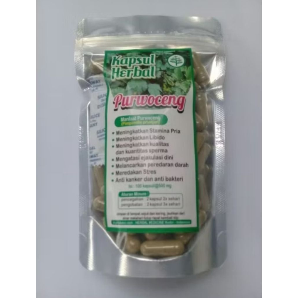 

daun purwaceng kapsul isi 100butir