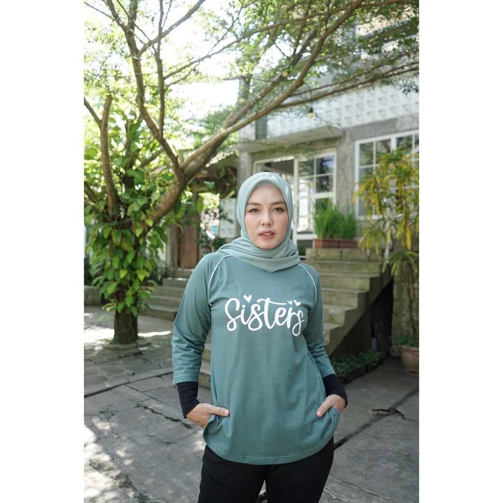 Xhafana - sisters atasan kaos wanita