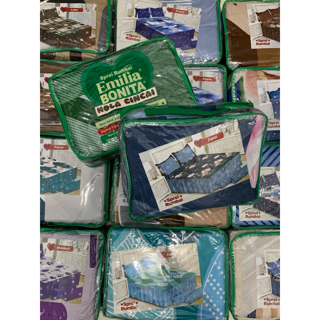 Sprei RUMBAI Emilia BONITA B4 No 1 KING 180x200