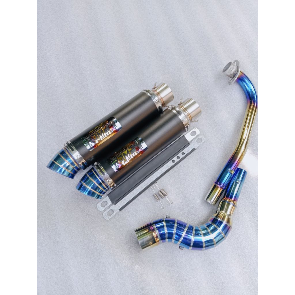 RDM24 EXHAUST Pipe 51mm canister conical open specs exhaust pipe for Wave 125 Xrm 110/125 Wave 100/1