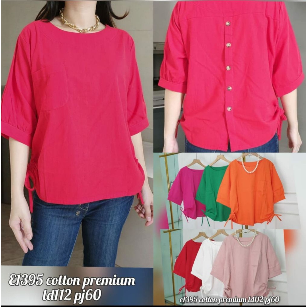 JC88 - Kazumi Blouse Katun Popline Premium