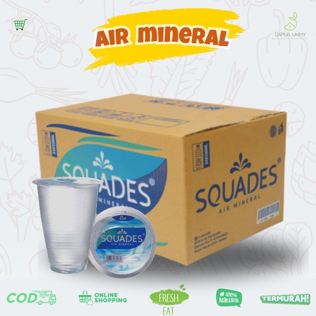 

SQUADES • Air Mineral Gelas 48 Cup • 200ml