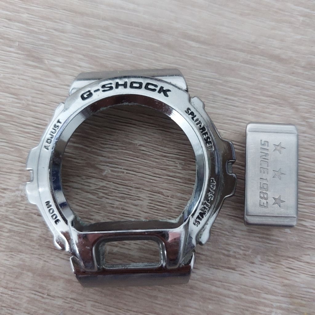 Bezel G-Shock DW6900 + Ring Loop (Metal Silver)