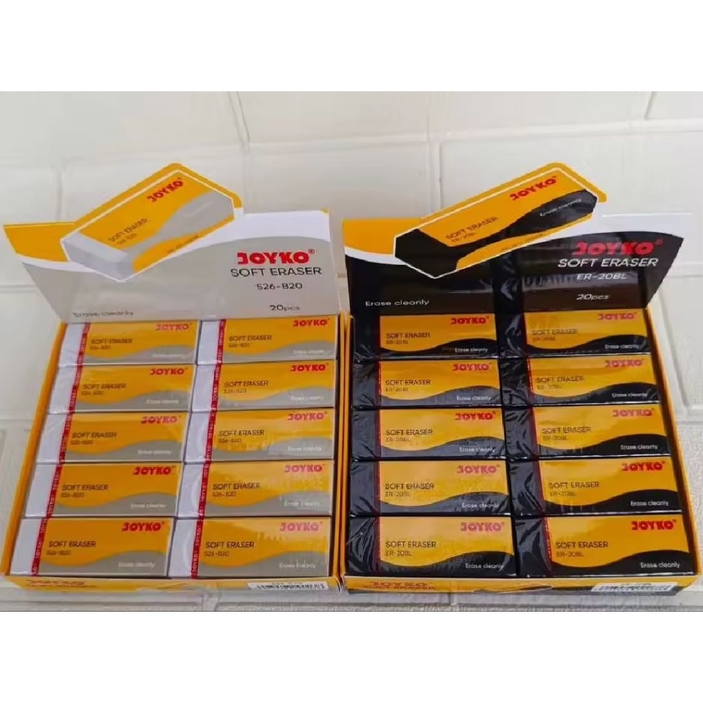 

Penghapus Pensil Joyko Putih / Hitam 526-B20