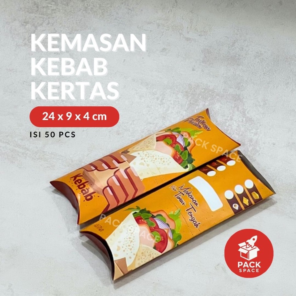 

Bungkus Kebab Duplex /Tempat Kebab / Bungkus Kebab / Kemasan kebab Duplex