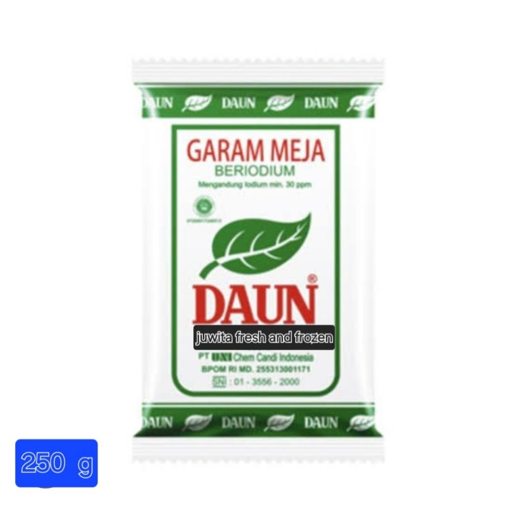 

GARAM MEJA DAUN BERYODIUM 250G