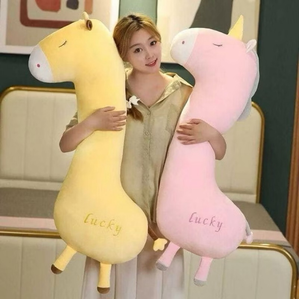 Guling unicorn jumbo 120cm bahan plush halus dan lembut