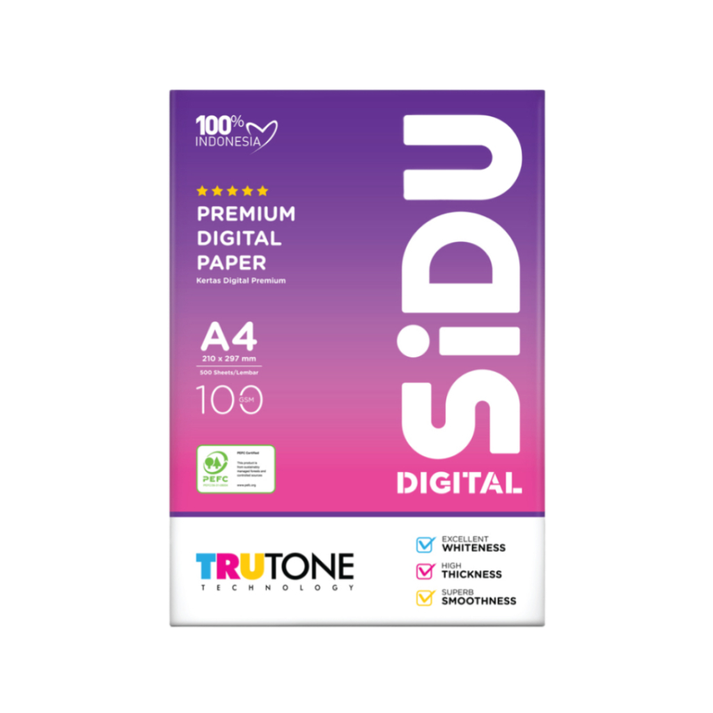 

[1 DUS] Kertas HVS SIDU A4 100 GSM