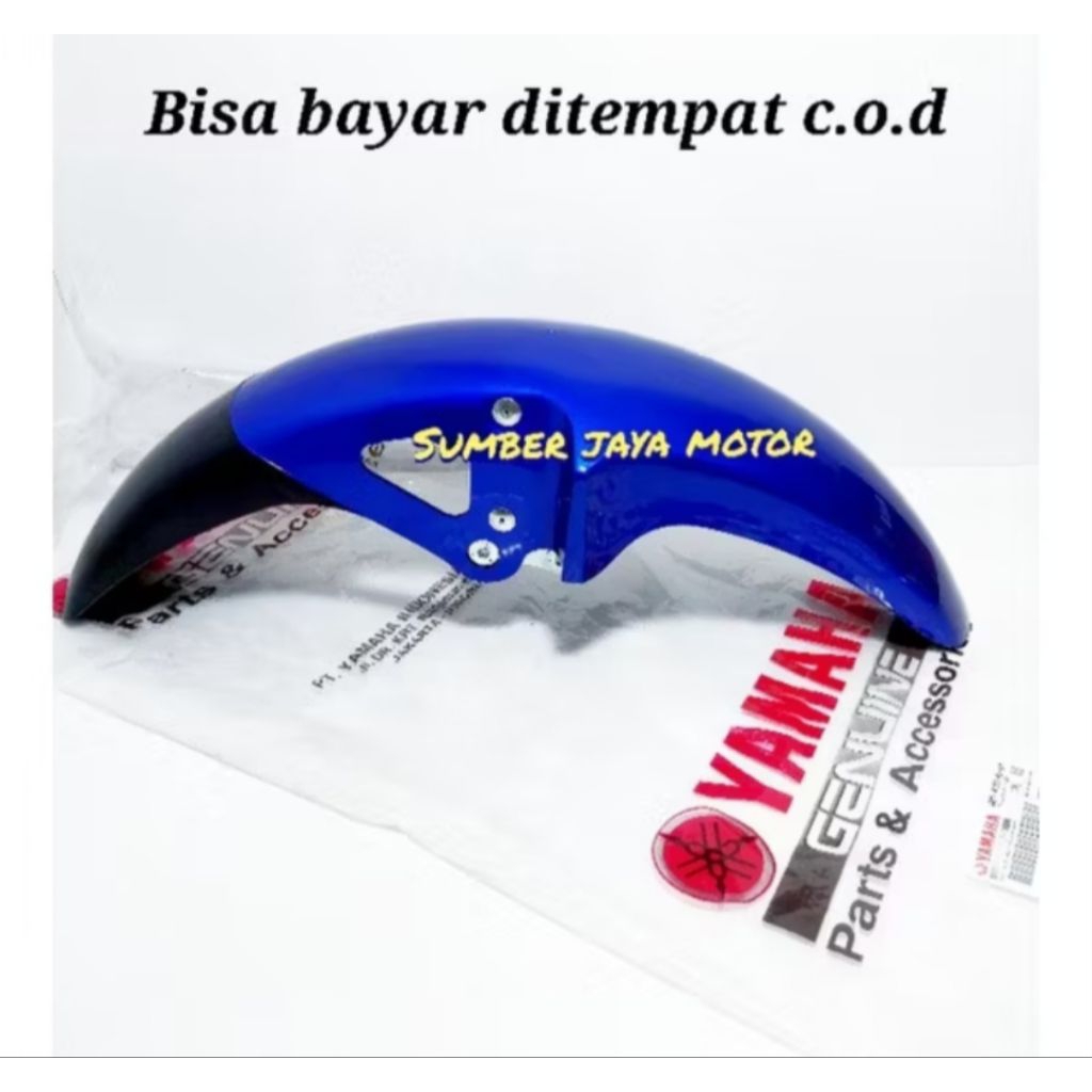 Spakbor depan Yamaha Rxking Rx K slebor depan Rxking warna Biru 100% original yamaha