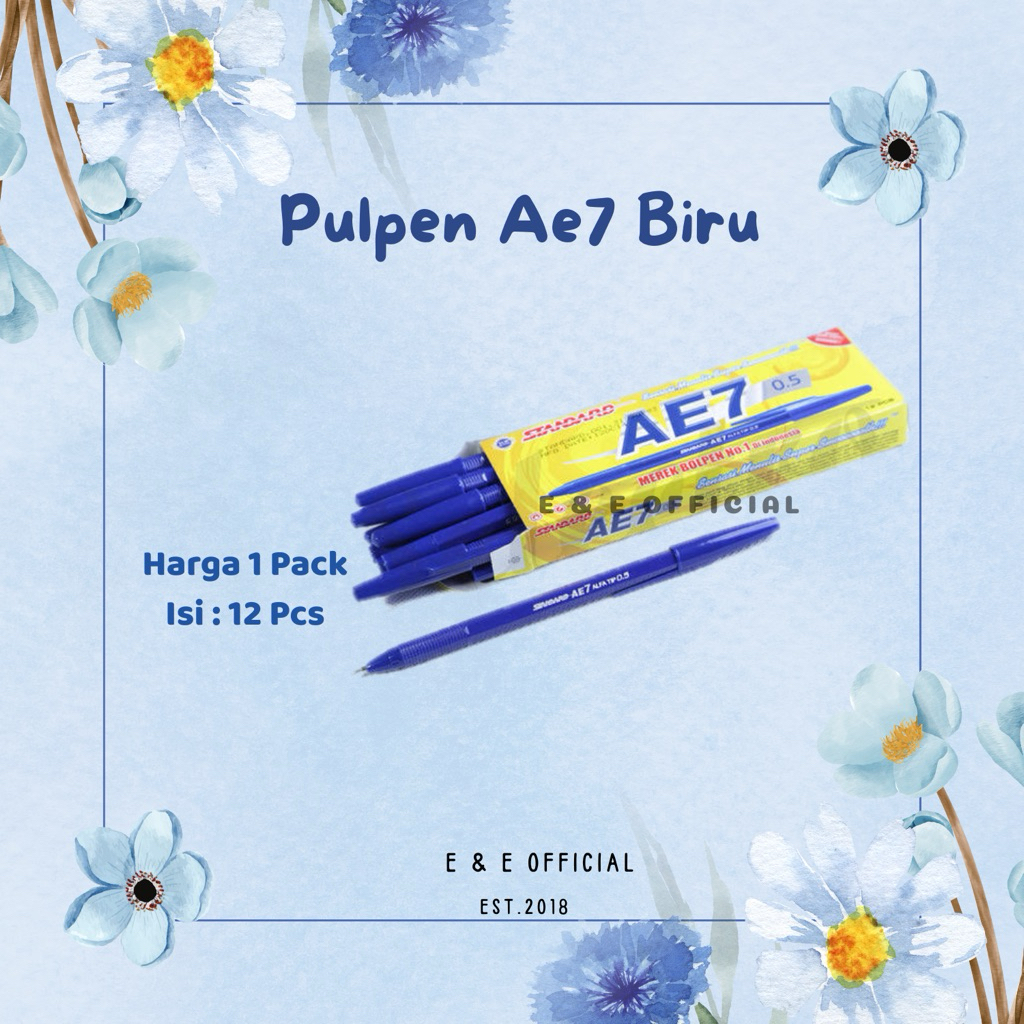 

PULPEN STANDARD AE7 BIRU / PULPEN STANDARD / PULPEN AE7
