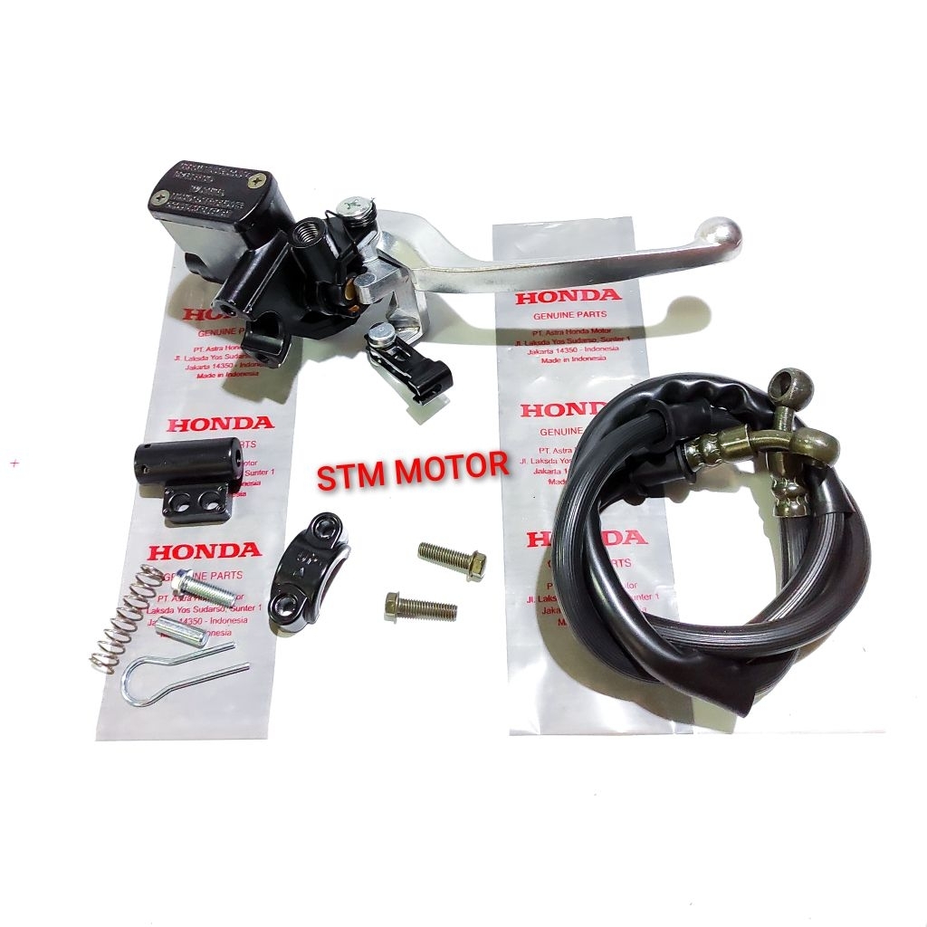 Master rem set Depan Handle Crom+Selang rem depan Honda Vario 150 CBS 2015-2017, Vario 125 CBS 2014-