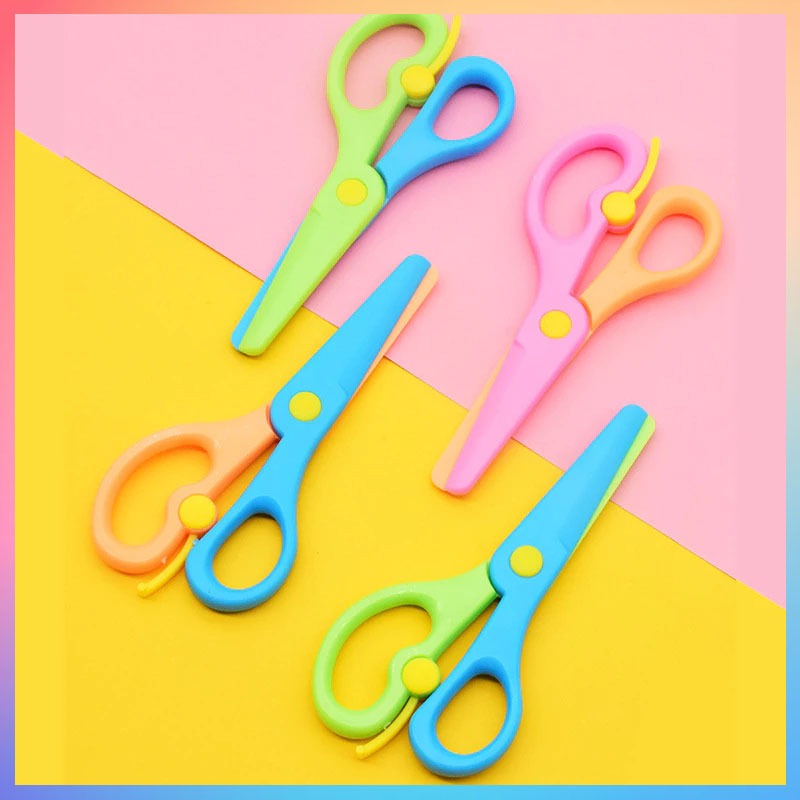

Gunting Kertas Anak Warna Karakter Polos Ujung Bulat Tumpul Safety Plastic Rounded Scissors Kids Safe / Alat Pemotong Kertas Buku Origami Bahan Plastik / Gunting Kertas Colorfull Aman Untuk Anak / Perlengkapan ATK Sekolah Anak TK SD Kantor Miczson