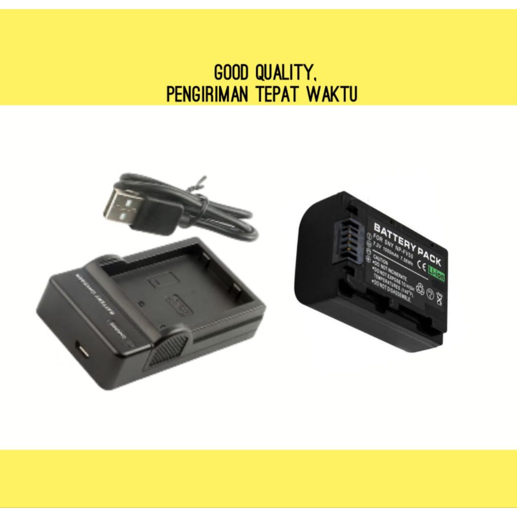 Charger & Baterai Sony Handycam HDR MV1 PJ200 PJ230 PJ269 PJ380 PJ430 PJ650 PJ790 Batre Casan