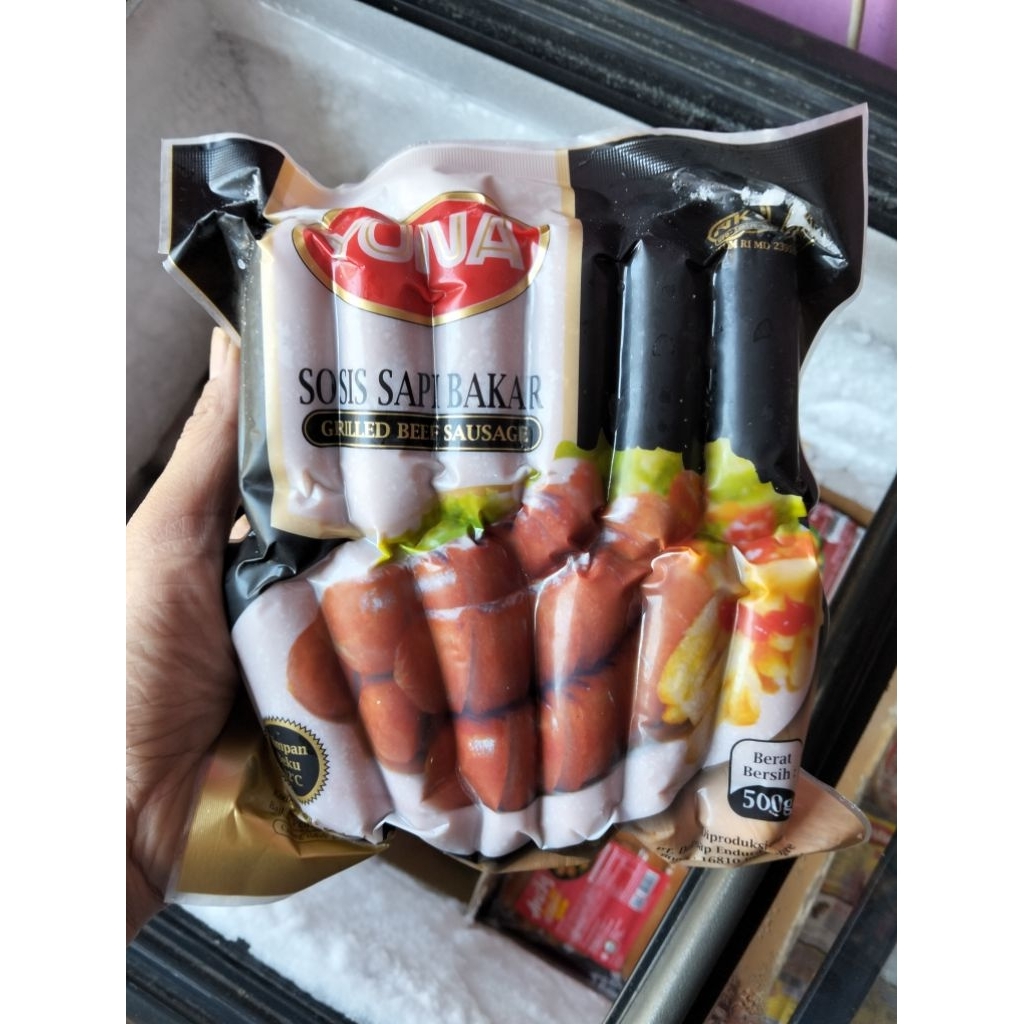 

Yona sosis sapi bakar 500gram