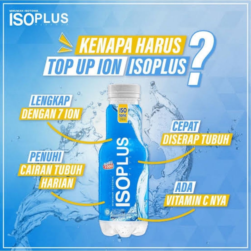 

Isoplus Minuman Isotonik 350 Ml 1 pack (12 pcs)