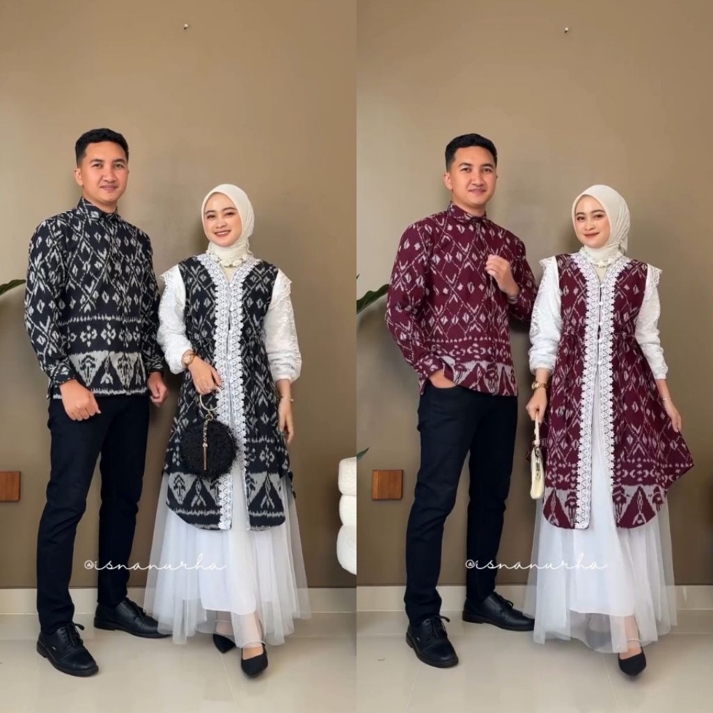 TENUN IKAT - AYUNDA SET SERIES TUTU - BAJU TENUN KONDANGAN