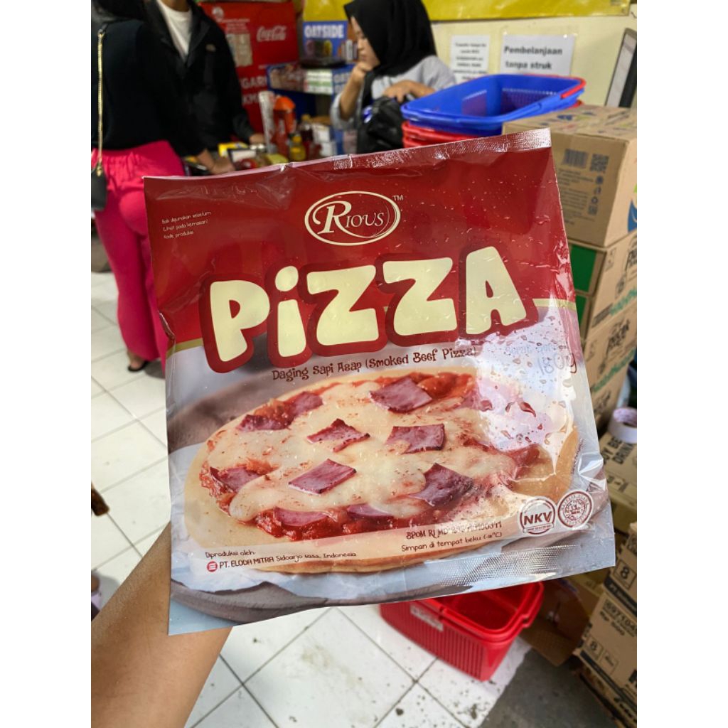

pizza frozen 180 gr rious