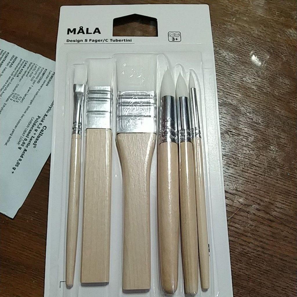 

Mala Kuas Lukis Kuas Kaligrafi Kuas Cat Gambar 6Pc
