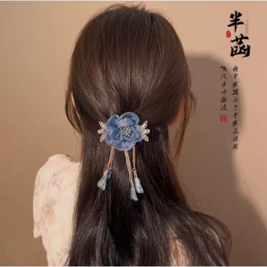 

Jepit Kepiting Model Bunga/Jepit Kepiting Besi Korean Style