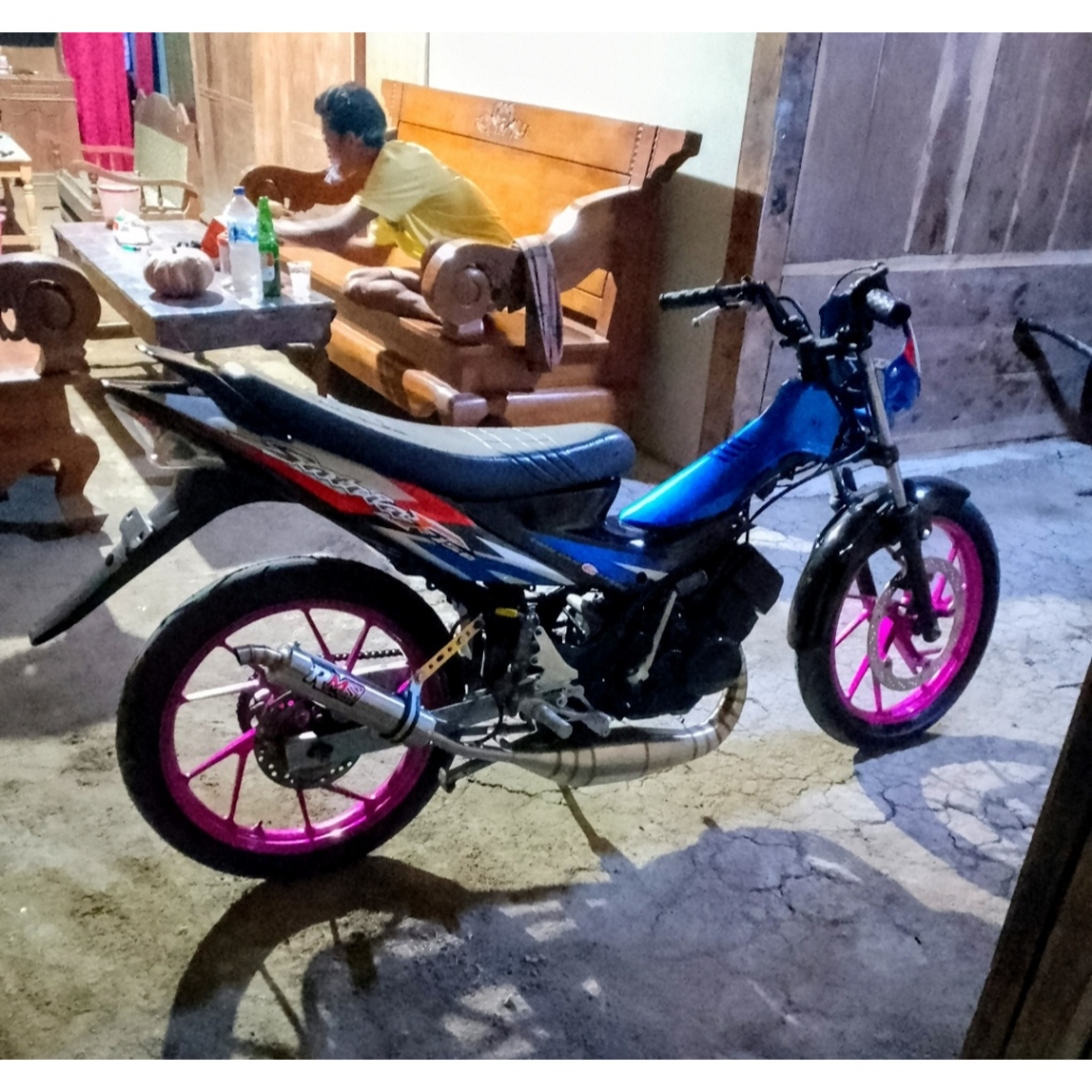 KNALPOT SATRIA 2 TAK KOLONG REPSOL