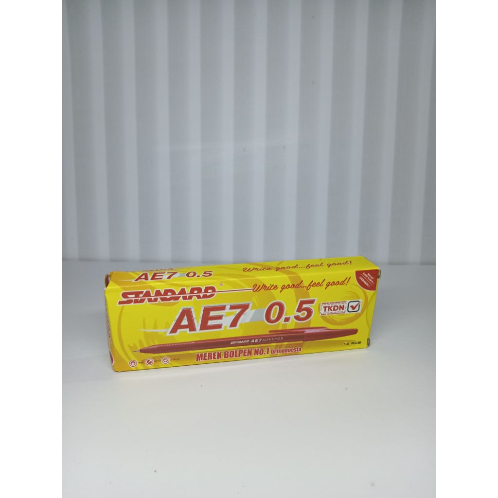 

bolpen standart AE 7 warna merah