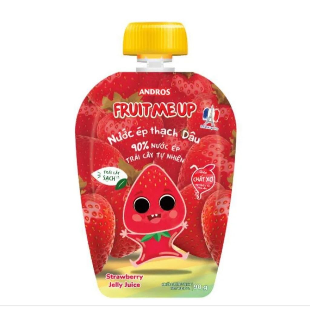 

ANDROS FMU JELLY JUICE STRAWBERRY 90GR Andros FMU Jelly Juice Strawberry 90gr adalah minuman jelly praktis dengan rasa stroberi yang manis dan menyegarkan, cocok untuk dinikmati kapan saja