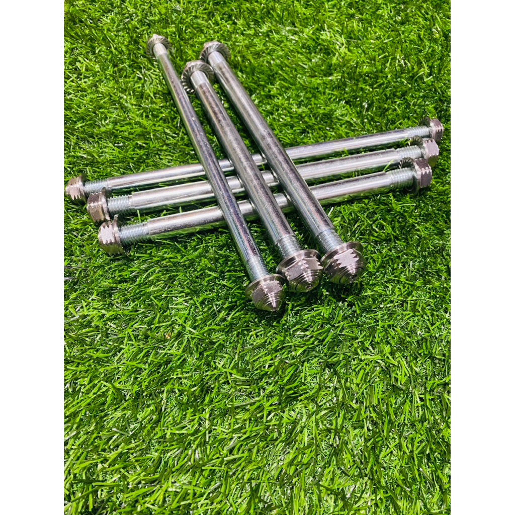 AS RODA RX KING ECER AS DEPAN ,AS BELAKANG, AS ARM TENGAH DOUBLE MUR BAUT KIRI KANAN STAINLLES HANDM