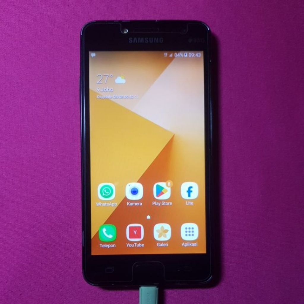 samsung galaxy j2 prime 4G hp second original black