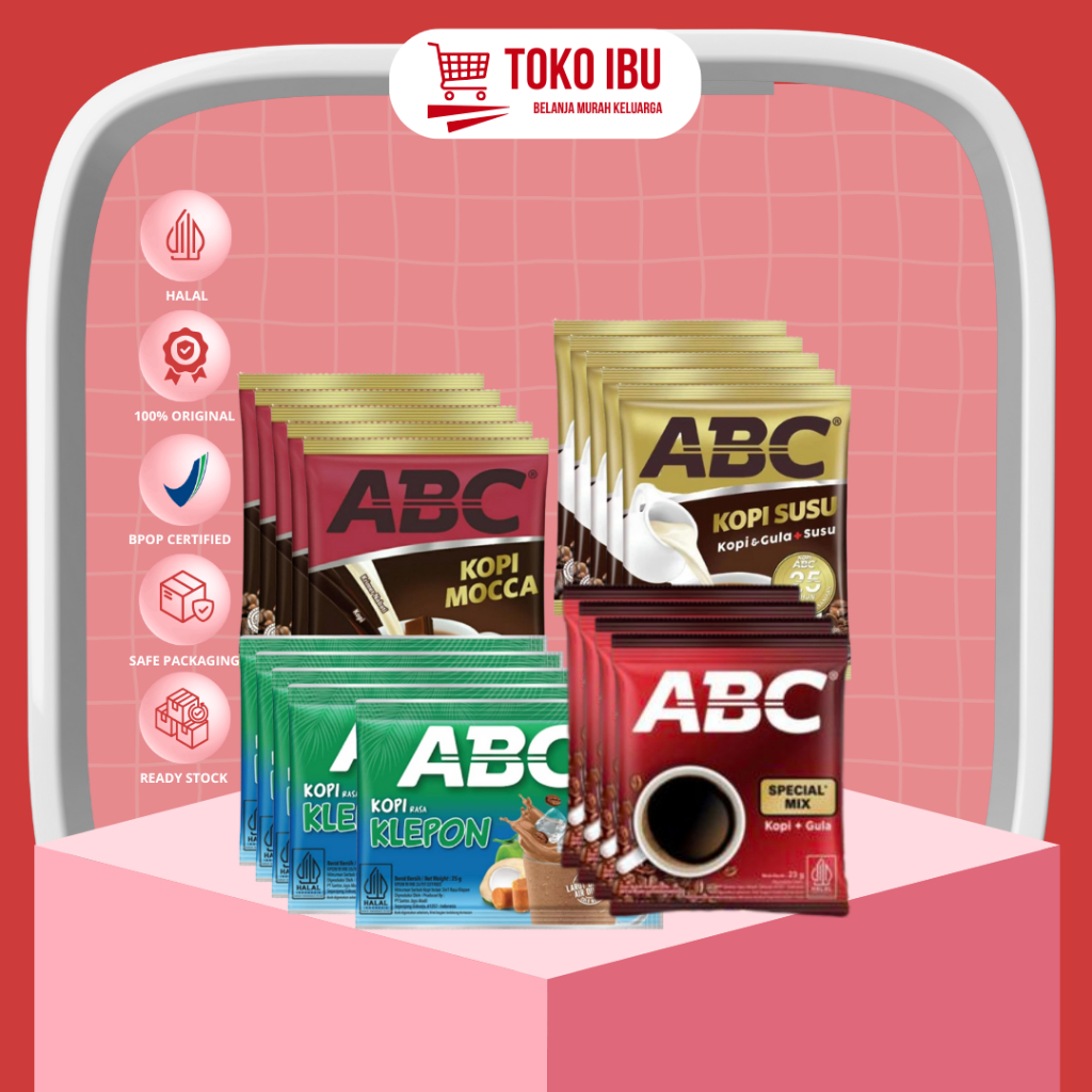 

ABC Kopi Susu - Kopi Moca - Rasa Klepon - Special Mix Instant Coffee Kopi Instan