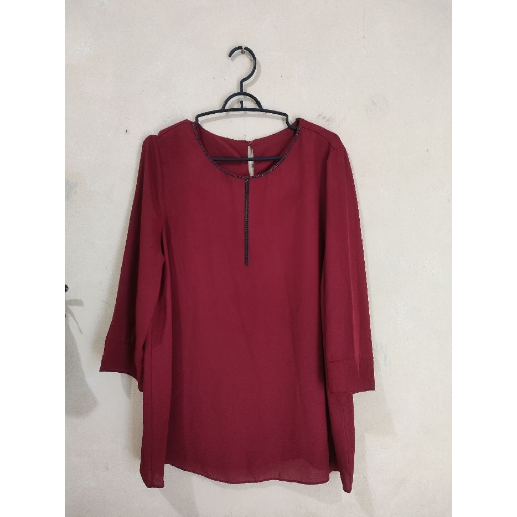 atasan wanita_warna merah_terlaris