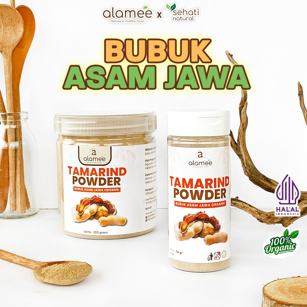 

ALAMEE Bubuk Asam Jawa Tamarind Seasoning Poweder Murni Tanpa Campuran Bumbu Masakan Dapur 300gr