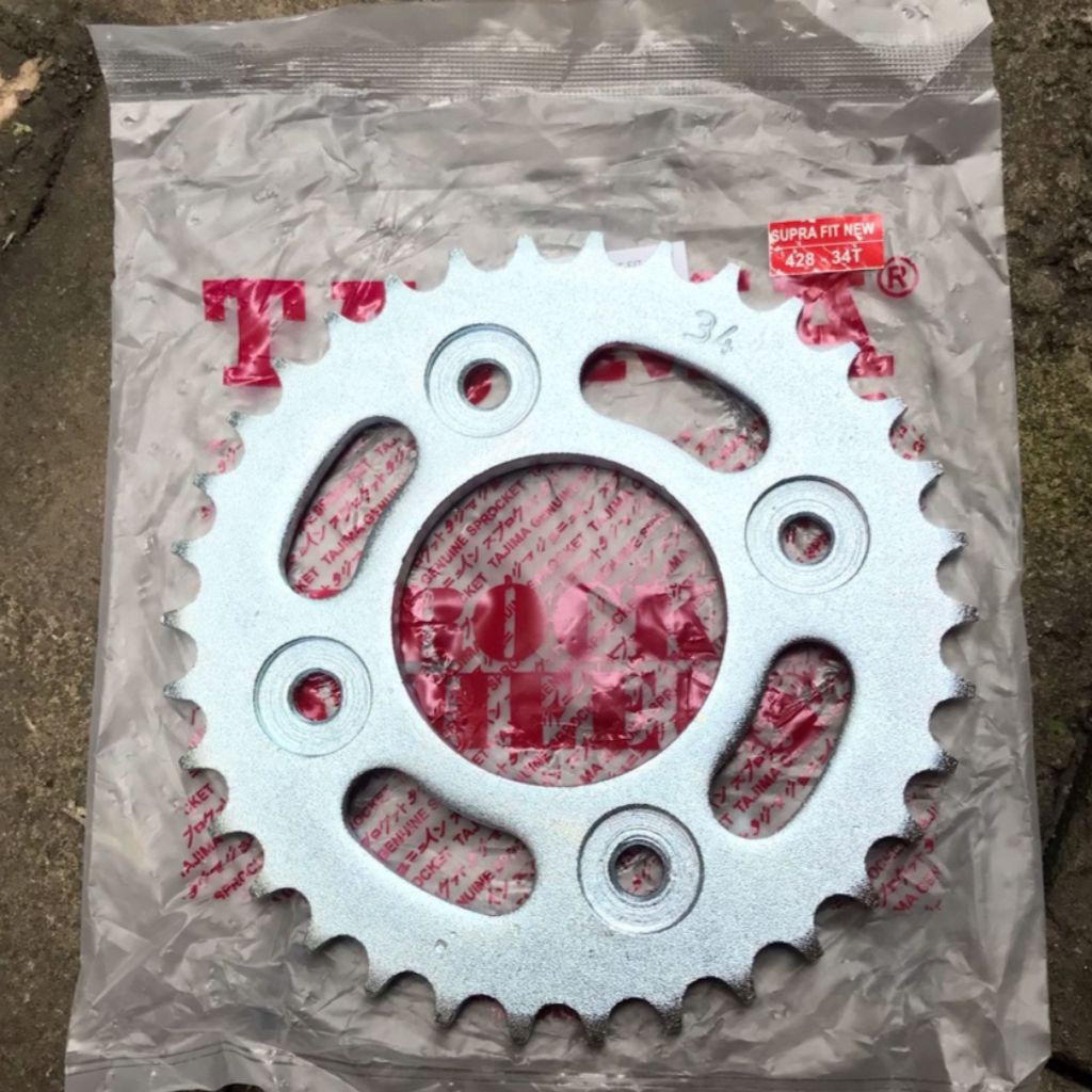 Gear Belakang Supra X 125 Fit New Kharisma 428-35 36 37T Model Standard