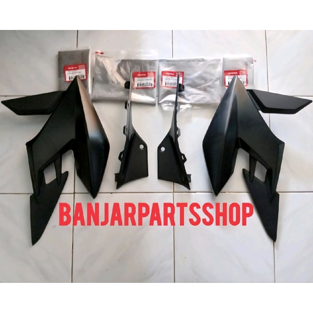 SHROUD CB150R LED V2 HITAM DOF SAYAP TANGKI COVER TANGKI CB150R LED